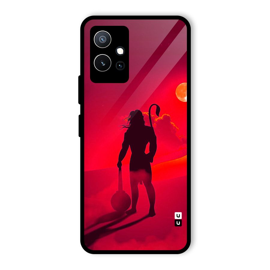 Bajrang Bali Glass Back Case for Vivo T1 5G