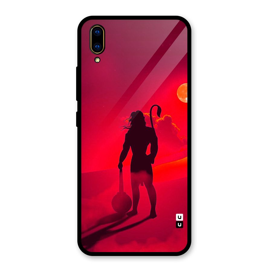 Bajrang Bali Glass Back Case for Vivo V11 Pro