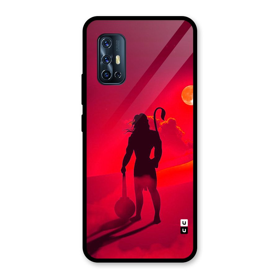 Bajrang Bali Glass Back Case for Vivo V17