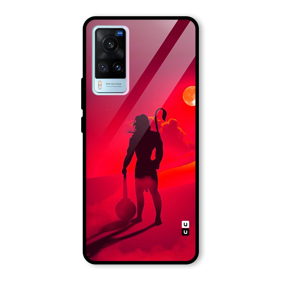 Bajrang Bali Glass Back Case for Vivo X60