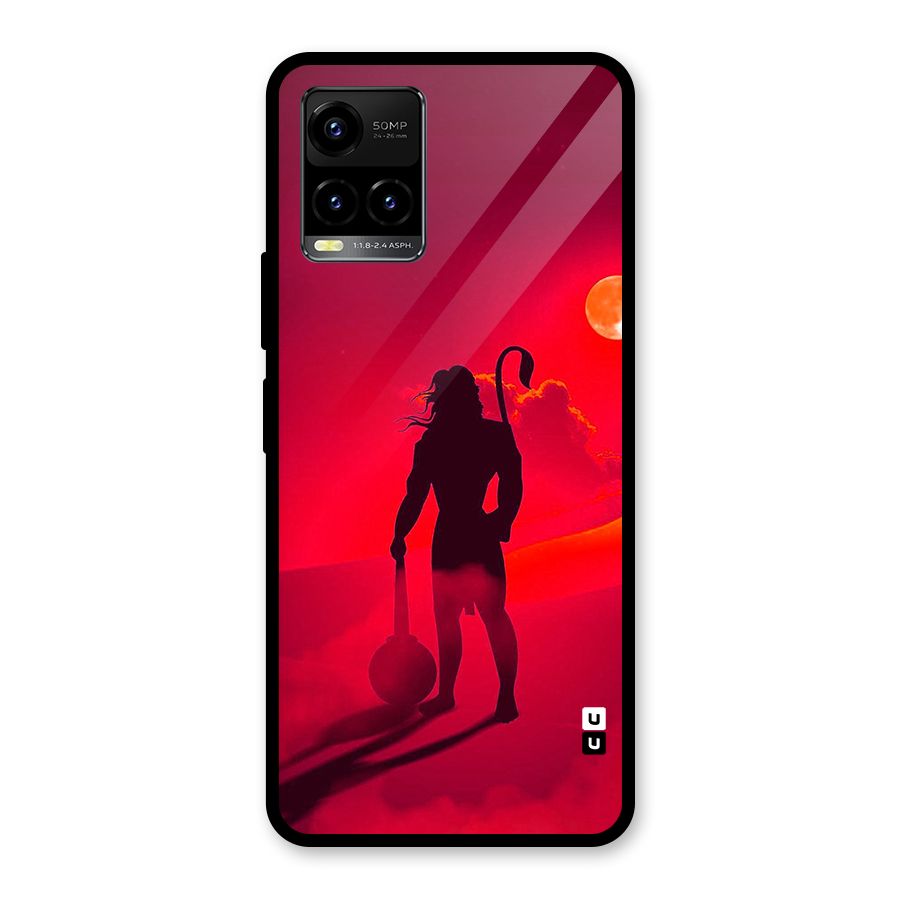 Bajrang Bali Glass Back Case for Vivo Y21T
