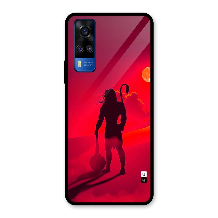 Bajrang Bali Glass Back Case for Vivo Y31