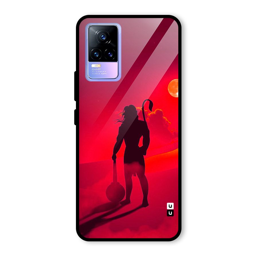 Bajrang Bali Glass Back Case for Vivo Y73