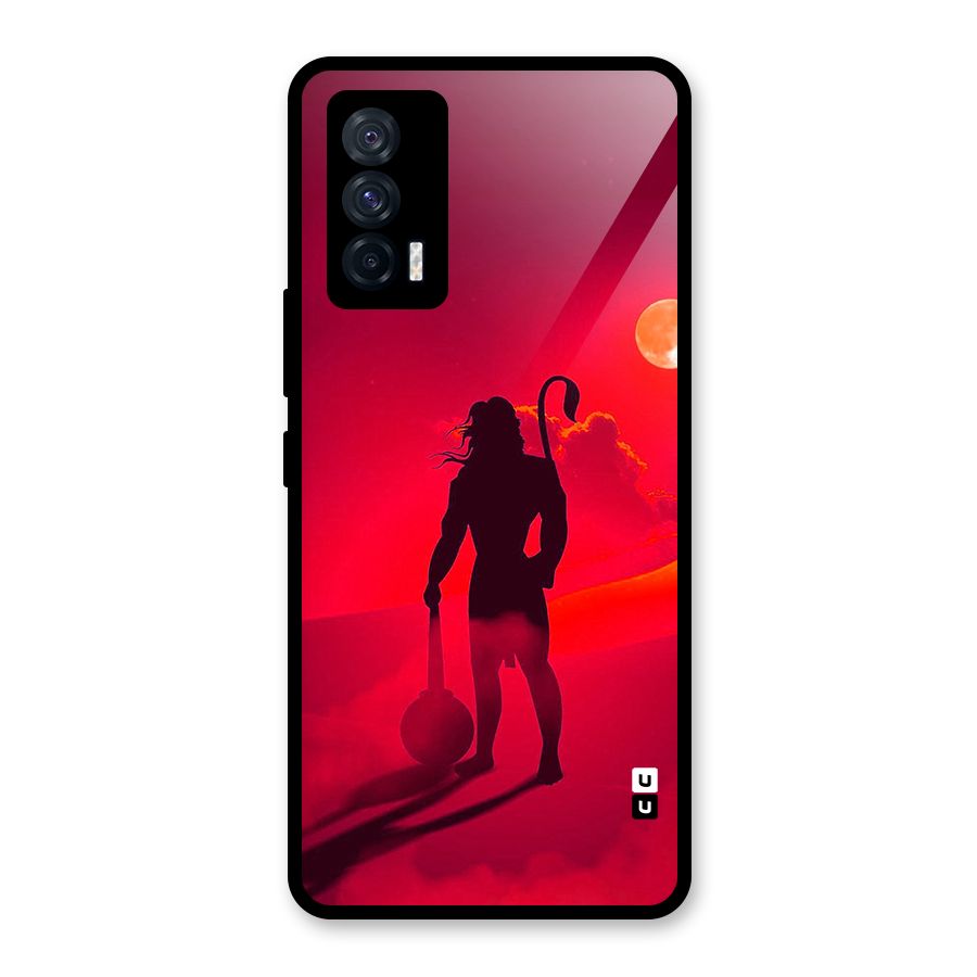 Bajrang Bali Glass Back Case for Vivo iQOO 7 5G