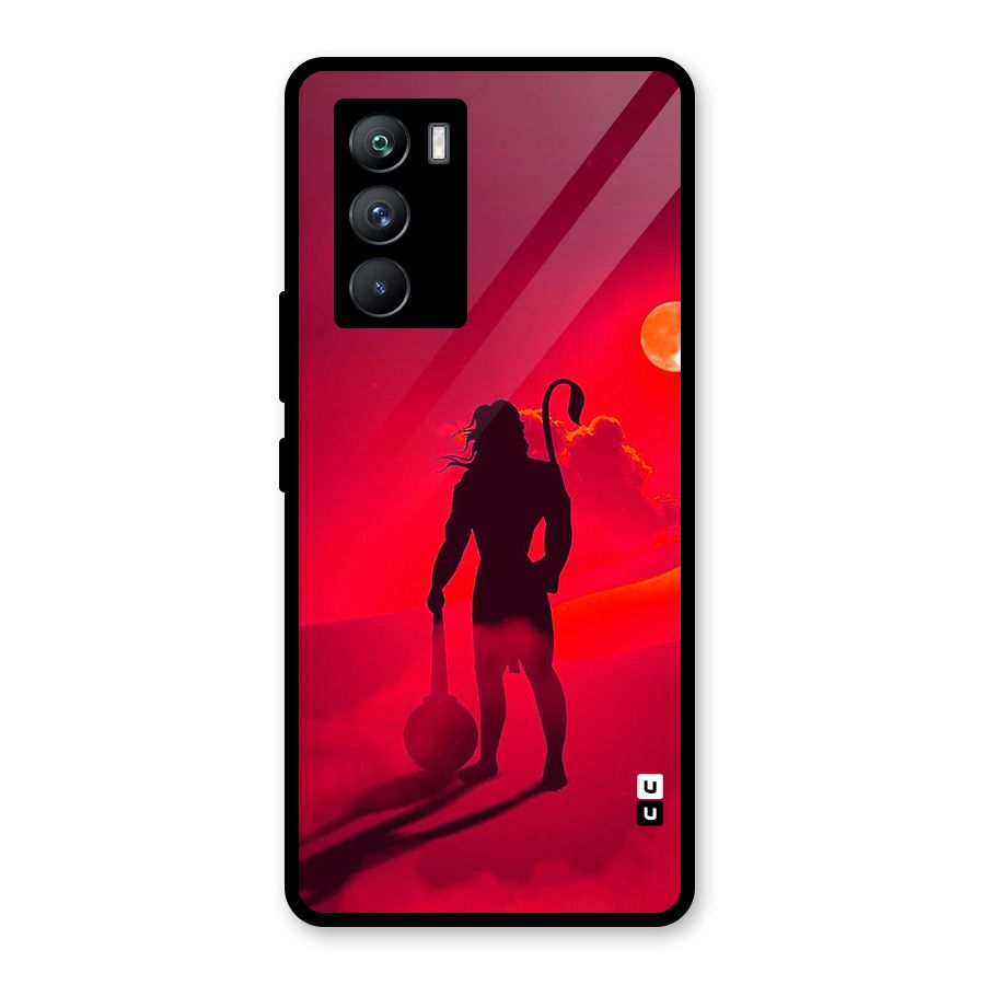 Bajrang Bali Glass Back Case for Vivo iQOO 9 SE