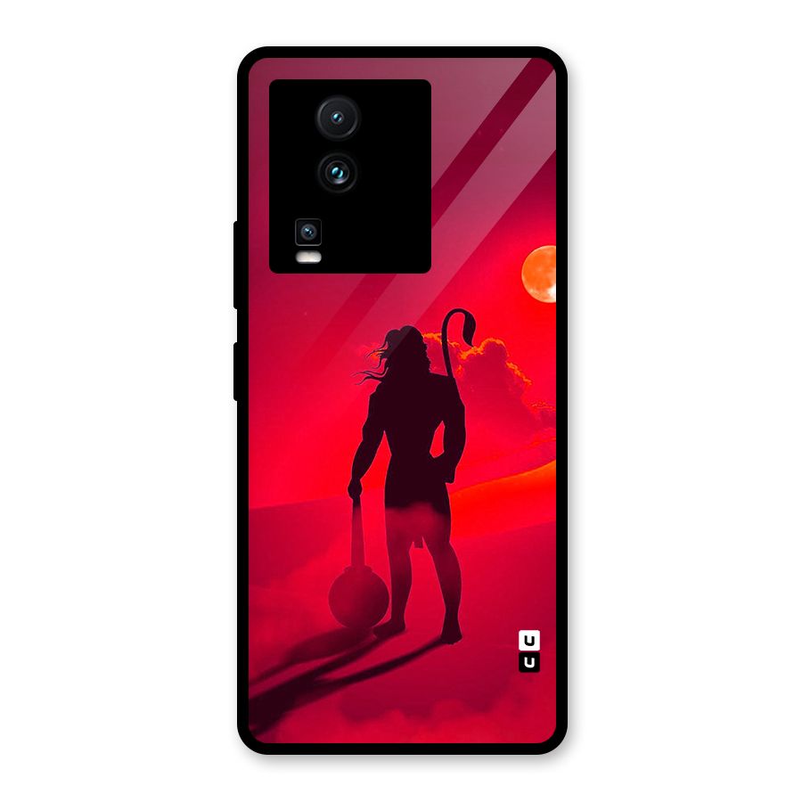 Bajrang Bali Glass Back Case for Vivo iQOO Neo 7