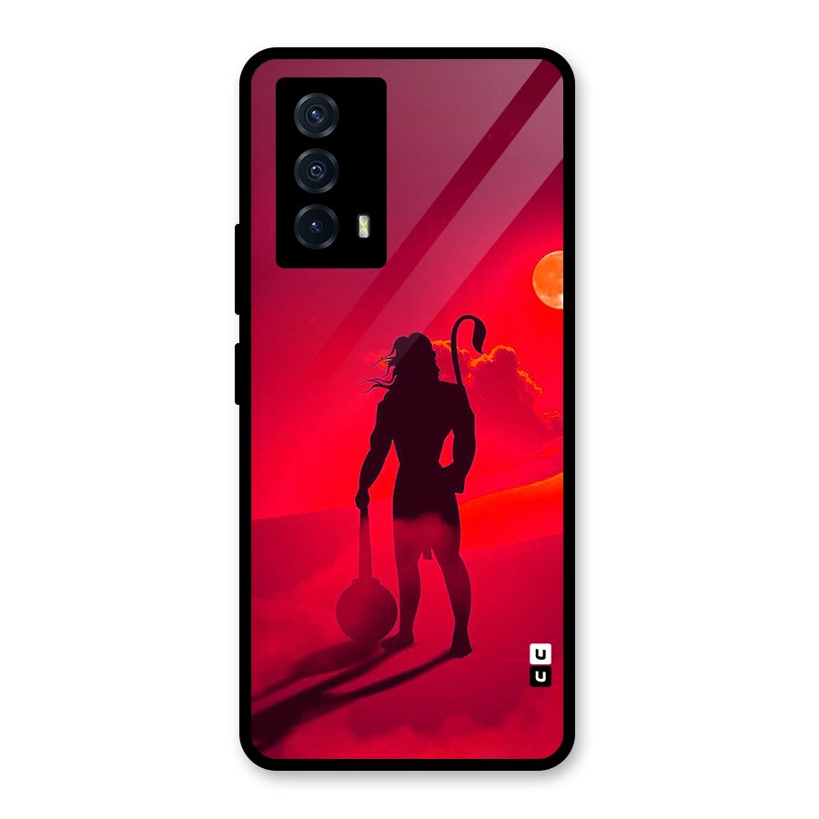 Bajrang Bali Glass Back Case for Vivo iQOO Z5