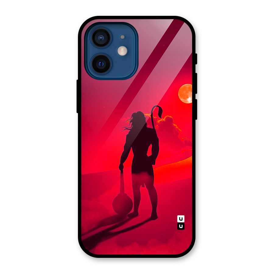 Bajrang Bali Glass Back Case for iPhone 12 Mini