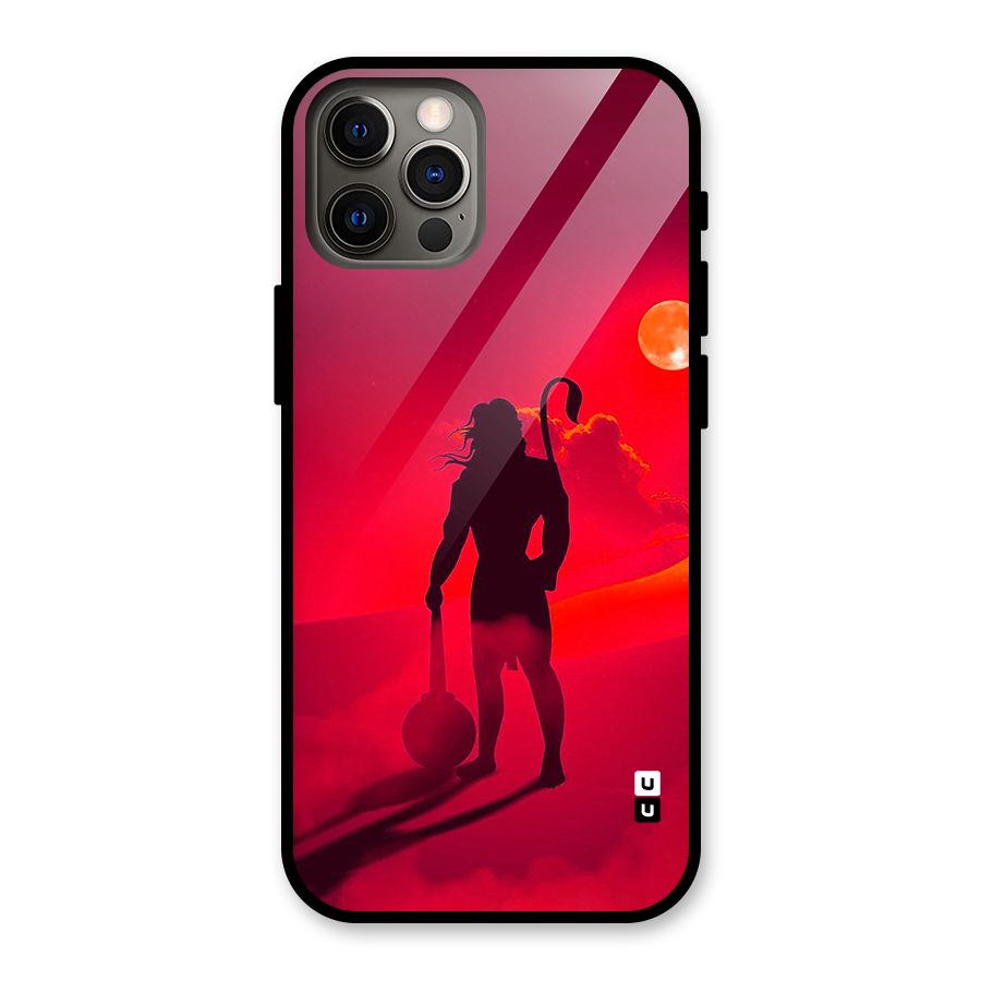 Bajrang Bali Glass Back Case for iPhone 12 Pro