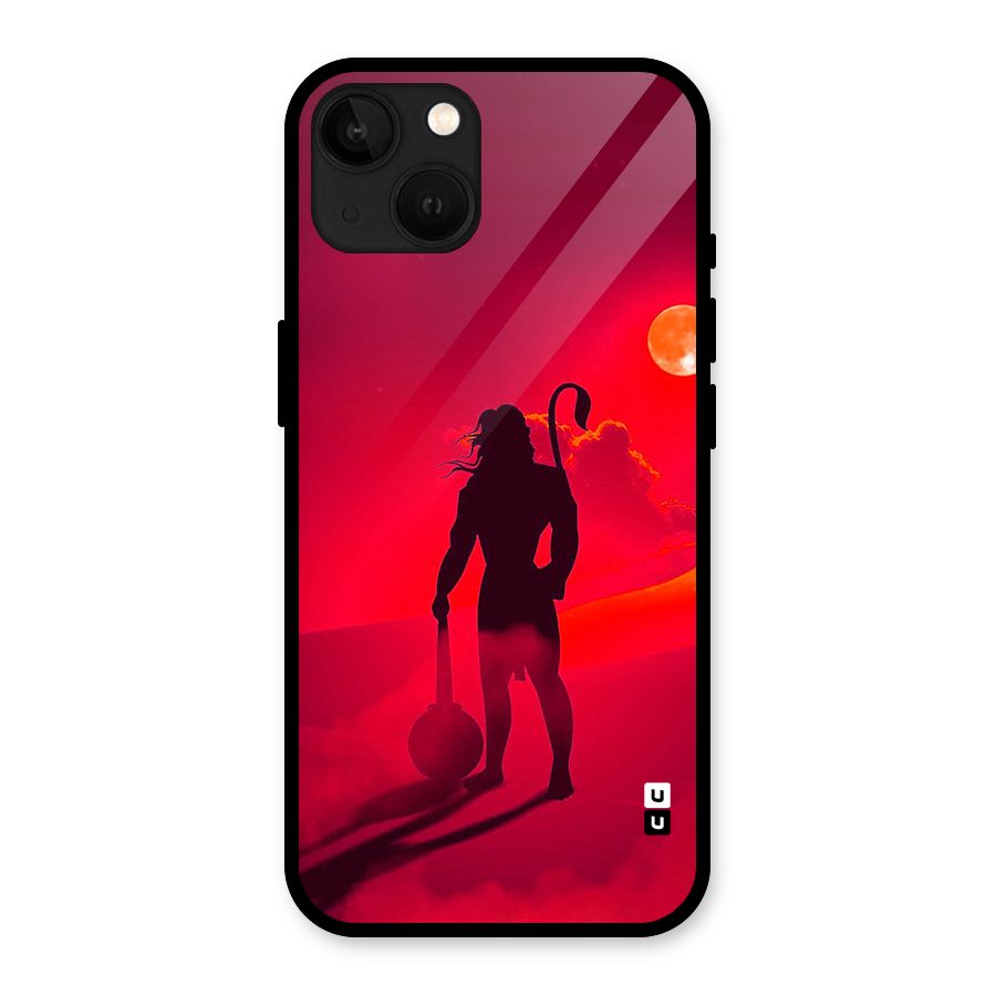 Bajrang Bali Glass Back Case for iPhone 13