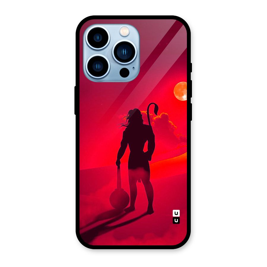 Bajrang Bali Glass Back Case for iPhone 13 Pro
