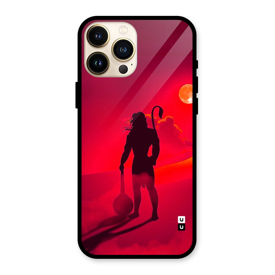 Bajrang Bali Glass Back Case for iPhone 13 Pro Max