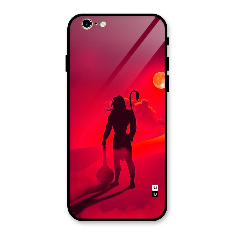Bajrang Bali Glass Back Case for iPhone 6 6S