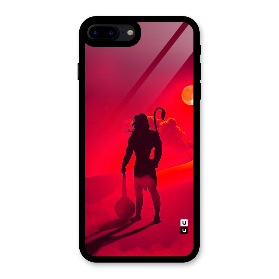 Bajrang Bali Glass Back Case for iPhone 8 Plus