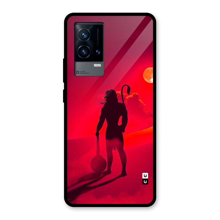 Bajrang Bali Glass Back Case for iQOO 9 5G