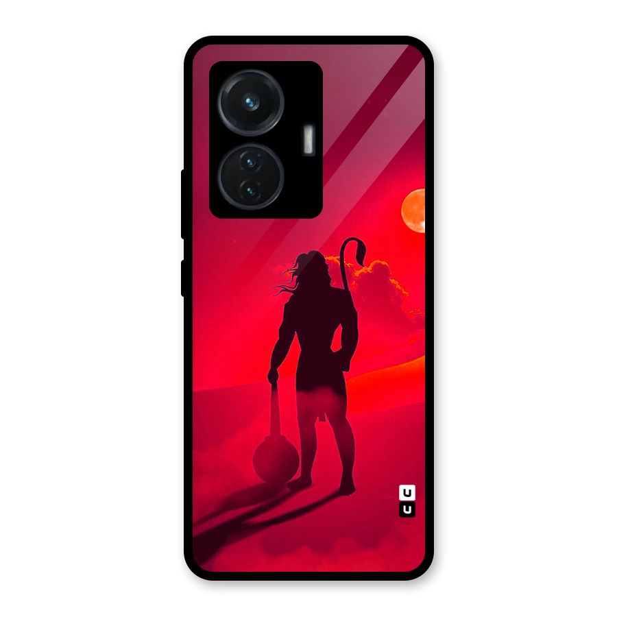 Bajrang Bali Glass Back Case for iQOO Z6 44W