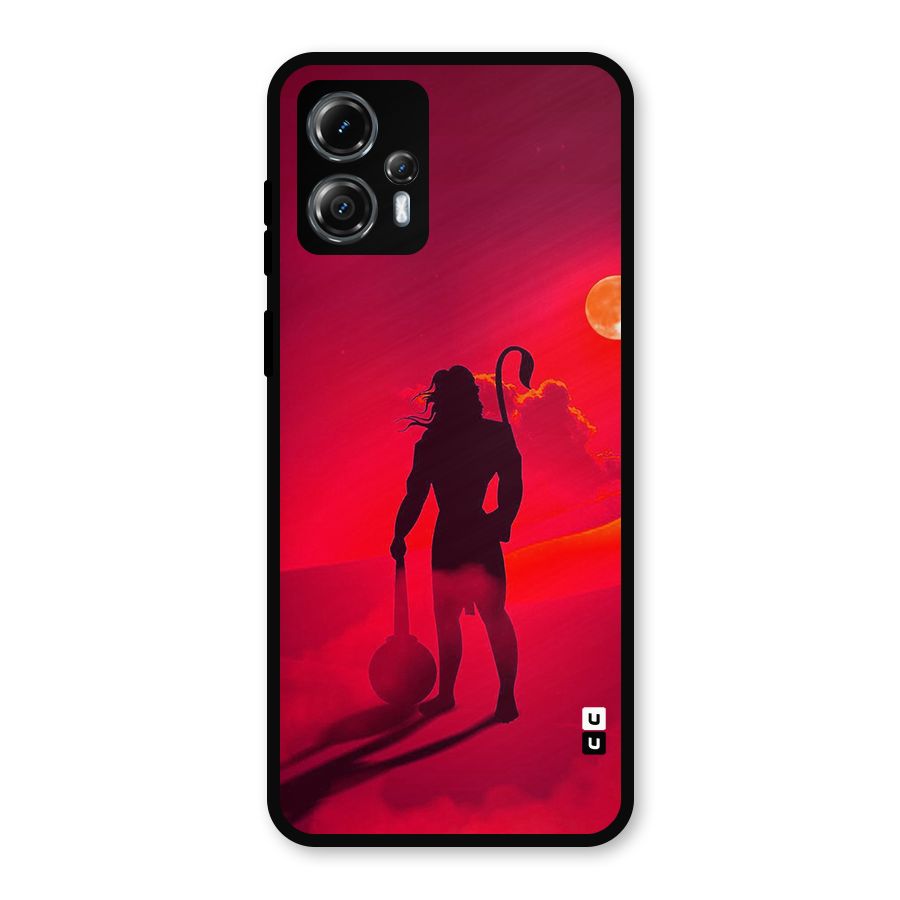 Bajrang Bali Metal Back Case for Moto G13