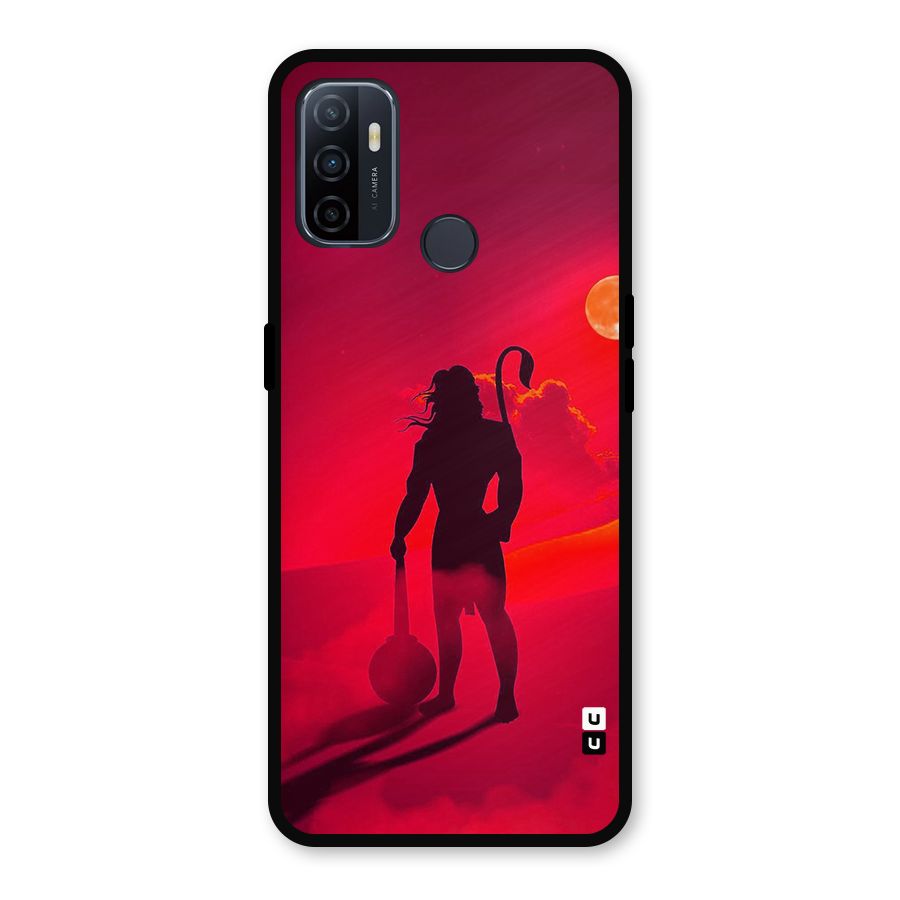 Bajrang Bali Metal Back Case for Oppo A53