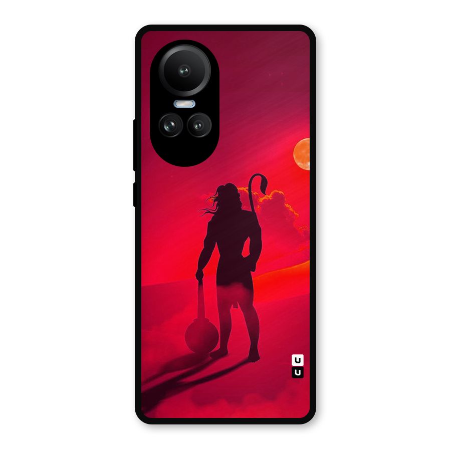 Bajrang Bali Metal Back Case for Oppo Reno10
