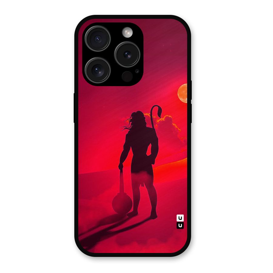 Bajrang Bali Metal Back Case for iPhone 15 Pro