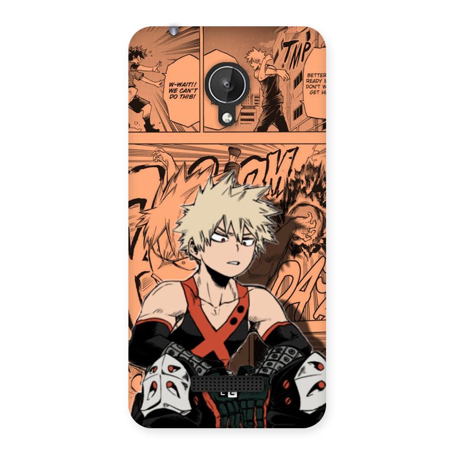 Bakugo Anime Manga Back Case for Canvas Spark Q380