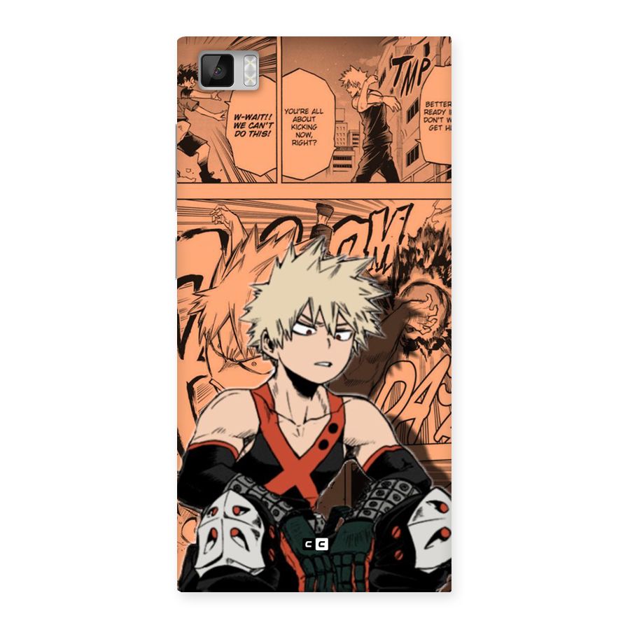 Bakugo Anime Manga Back Case for Mi3
