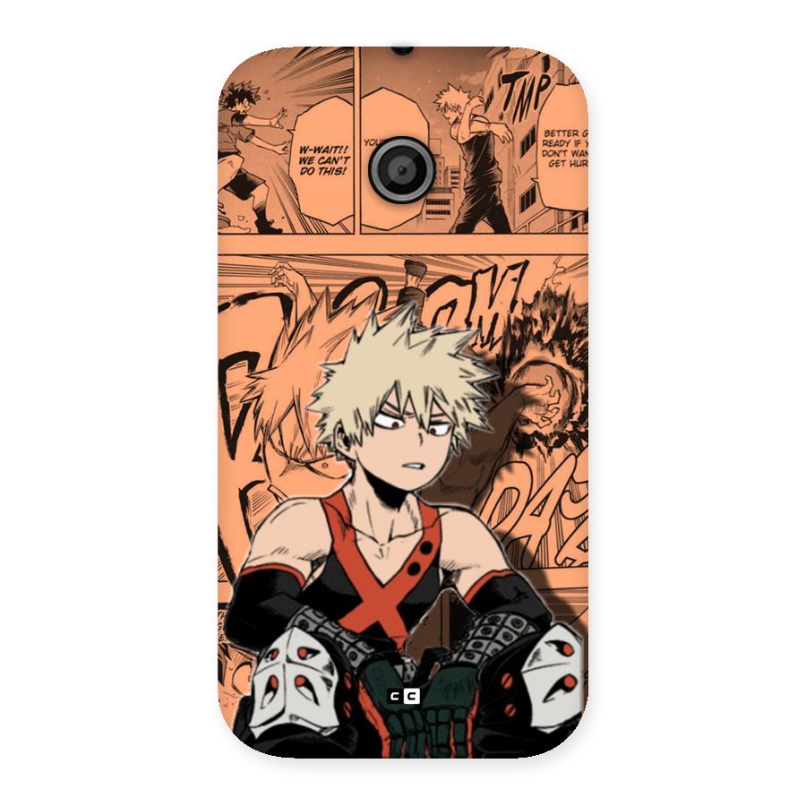 Bakugo Anime Manga Back Case for Moto E