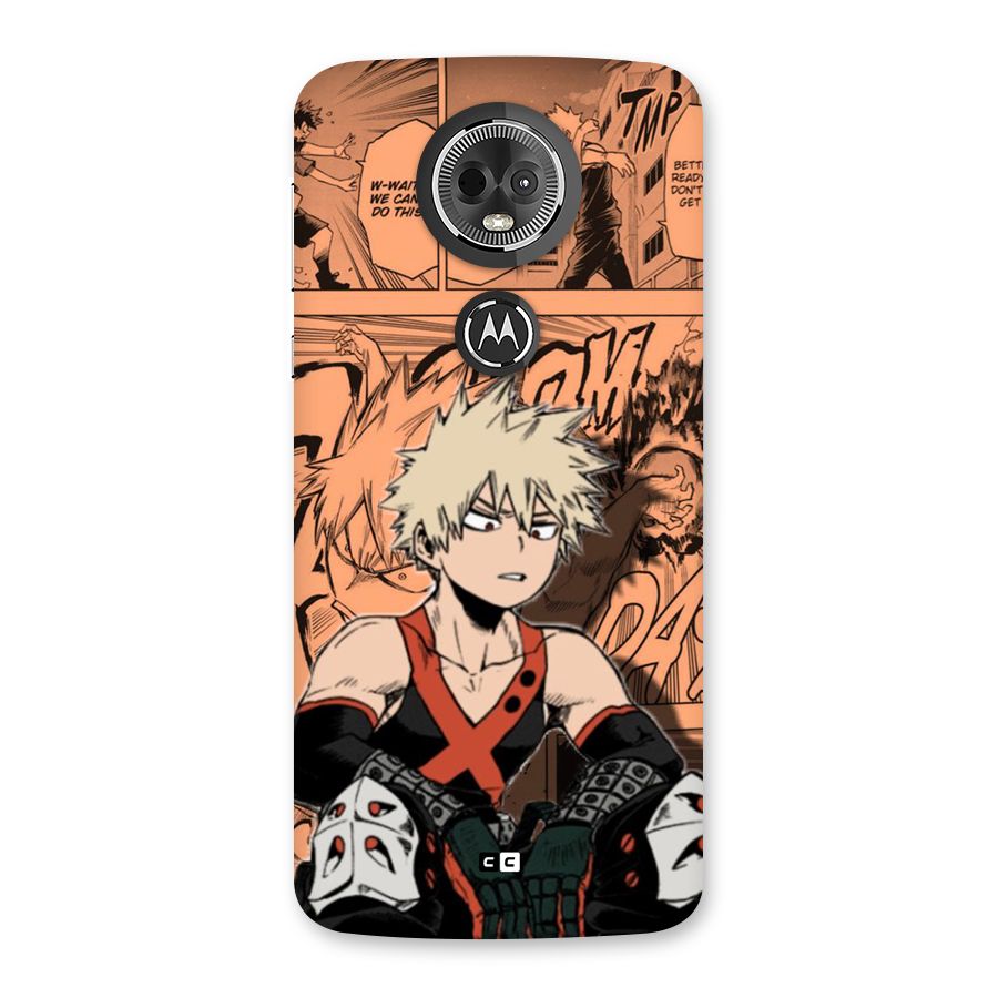 Bakugo Anime Manga Back Case for Moto E5 Plus