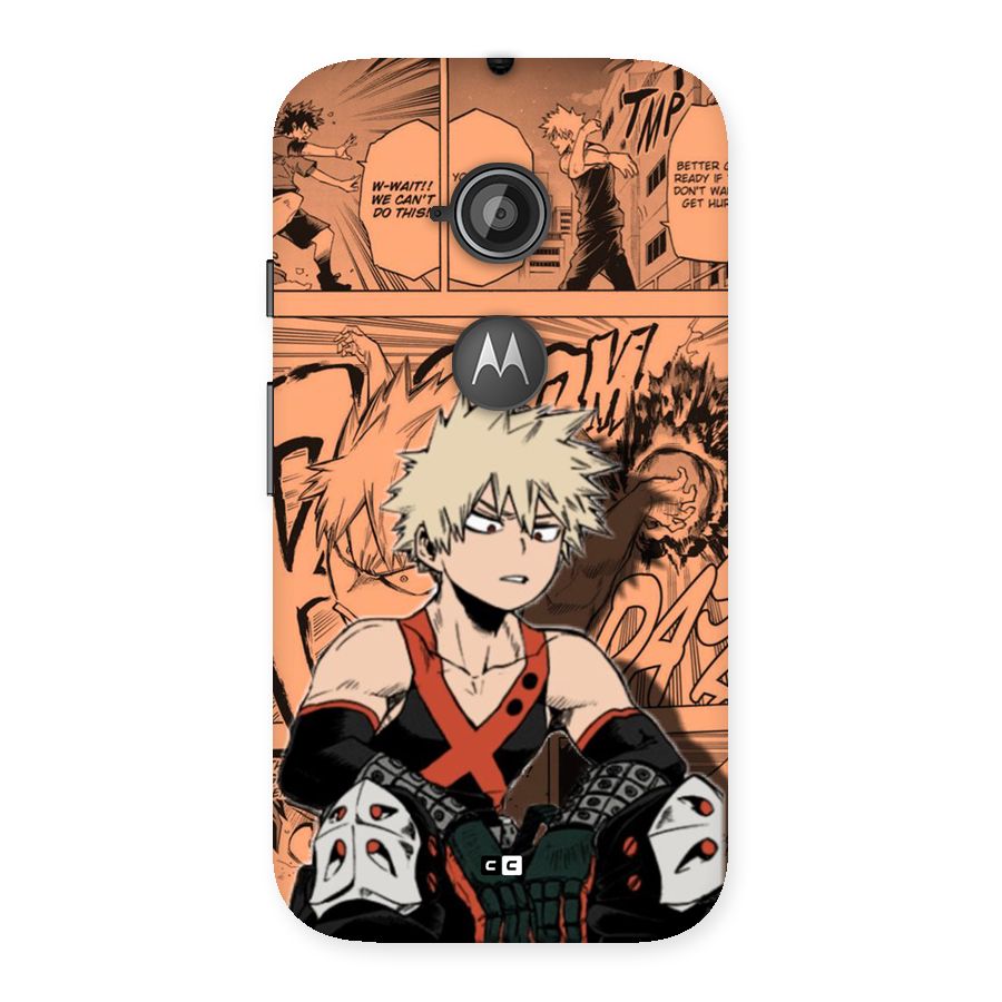 Bakugo Anime Manga Back Case for Moto E 2nd Gen