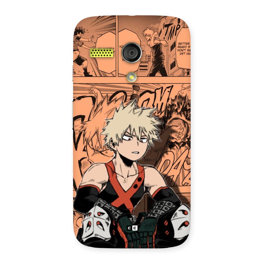 Bakugo Anime Manga Back Case for Moto G