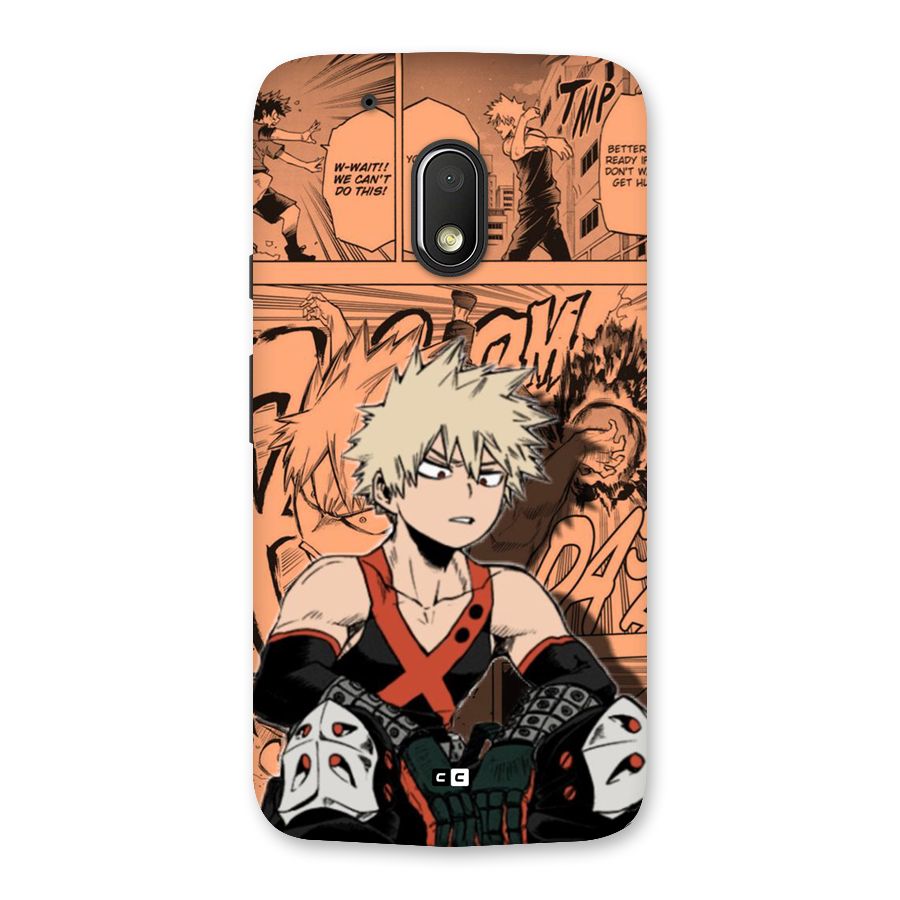 Bakugo Anime Manga Back Case for Moto G4 Play
