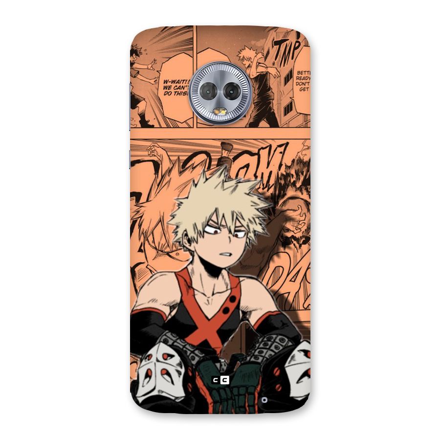 Bakugo Anime Manga Back Case for Moto G6 Plus