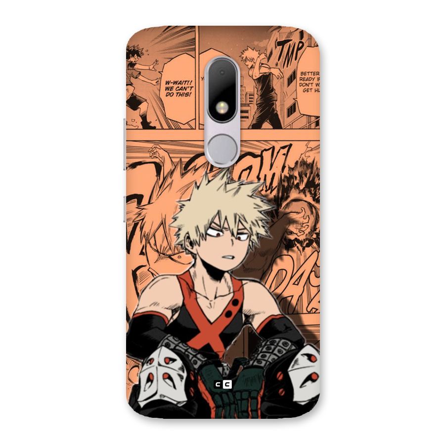 Bakugo Anime Manga Back Case for Moto M