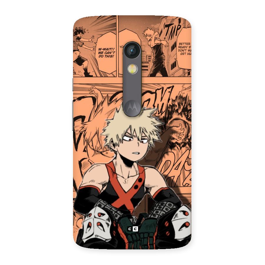 Bakugo Anime Manga Back Case for Moto X Play