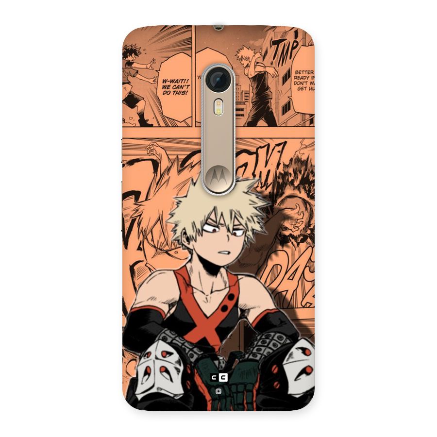 Bakugo Anime Manga Back Case for Moto X Style