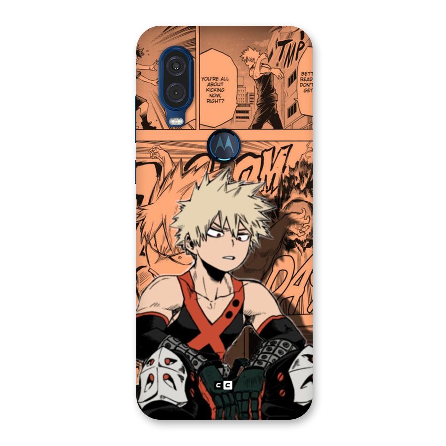 Bakugo Anime Manga Back Case for Motorola One Vision