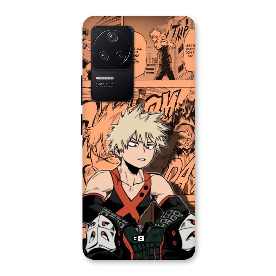Bakugo Anime Manga Back Case for Poco F4 5G