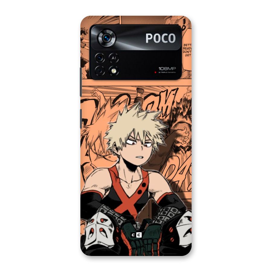 Bakugo Anime Manga Back Case for Poco X4 Pro 5G