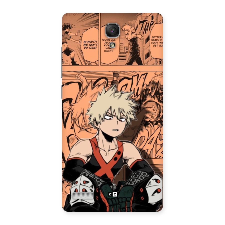 Bakugo Anime Manga Back Case for Redmi Note