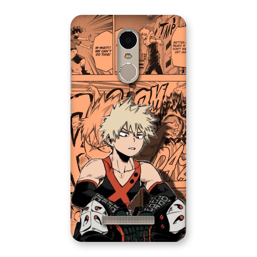 Bakugo Anime Manga Back Case for Redmi Note 3