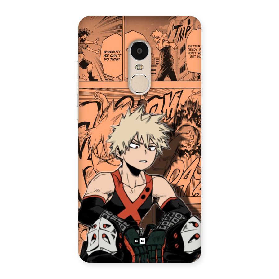 Bakugo Anime Manga Back Case for Redmi Note 4