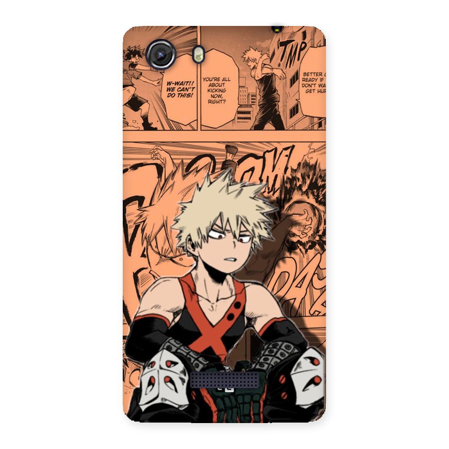 Bakugo Anime Manga Back Case for Unite 3