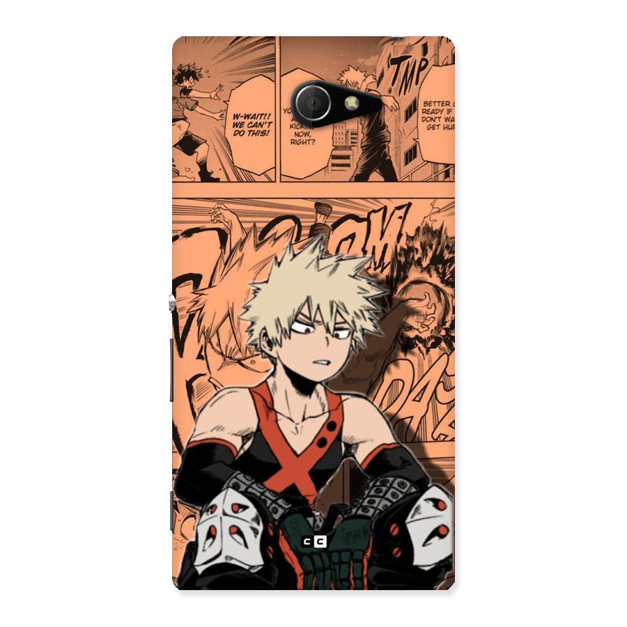 Bakugo Anime Manga Back Case for Xperia M2