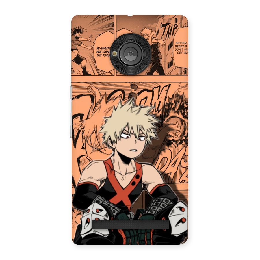 Bakugo Anime Manga Back Case for Yuphoria