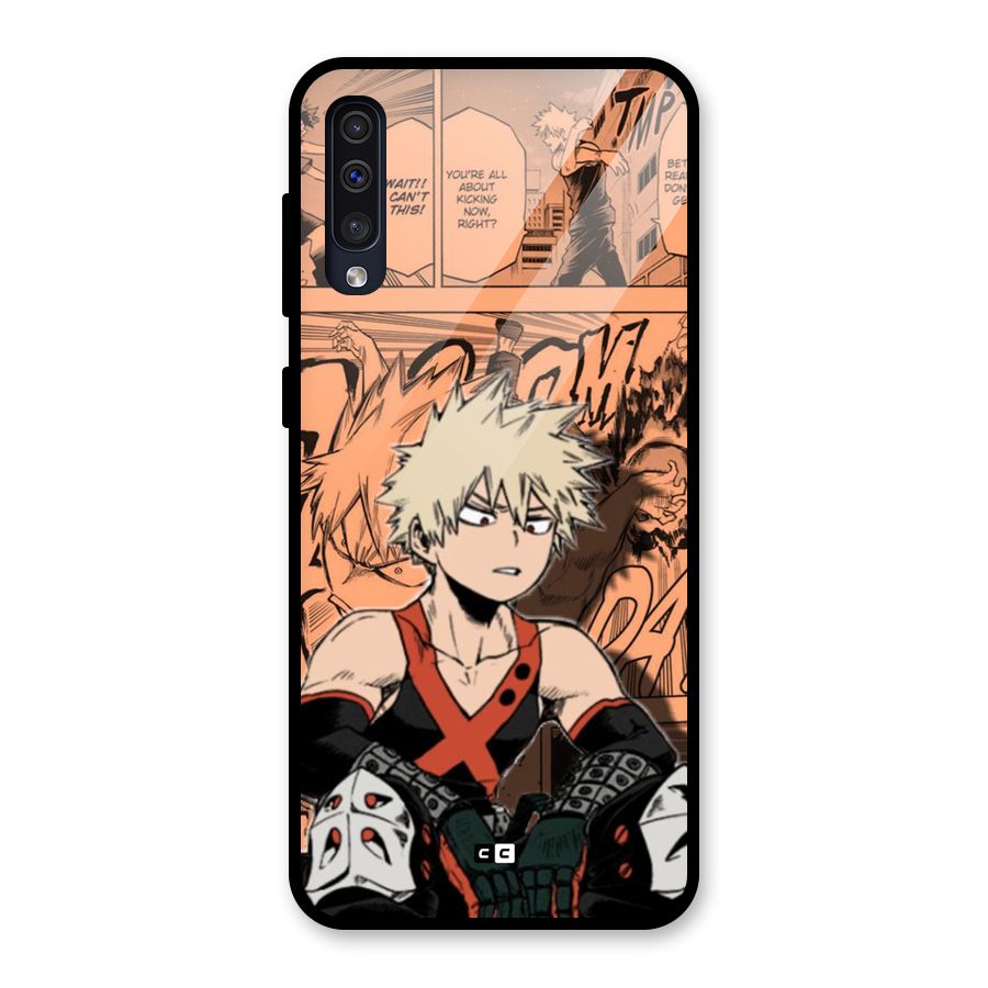 Bakugo Anime Manga Glass Back Case for Galaxy A50s