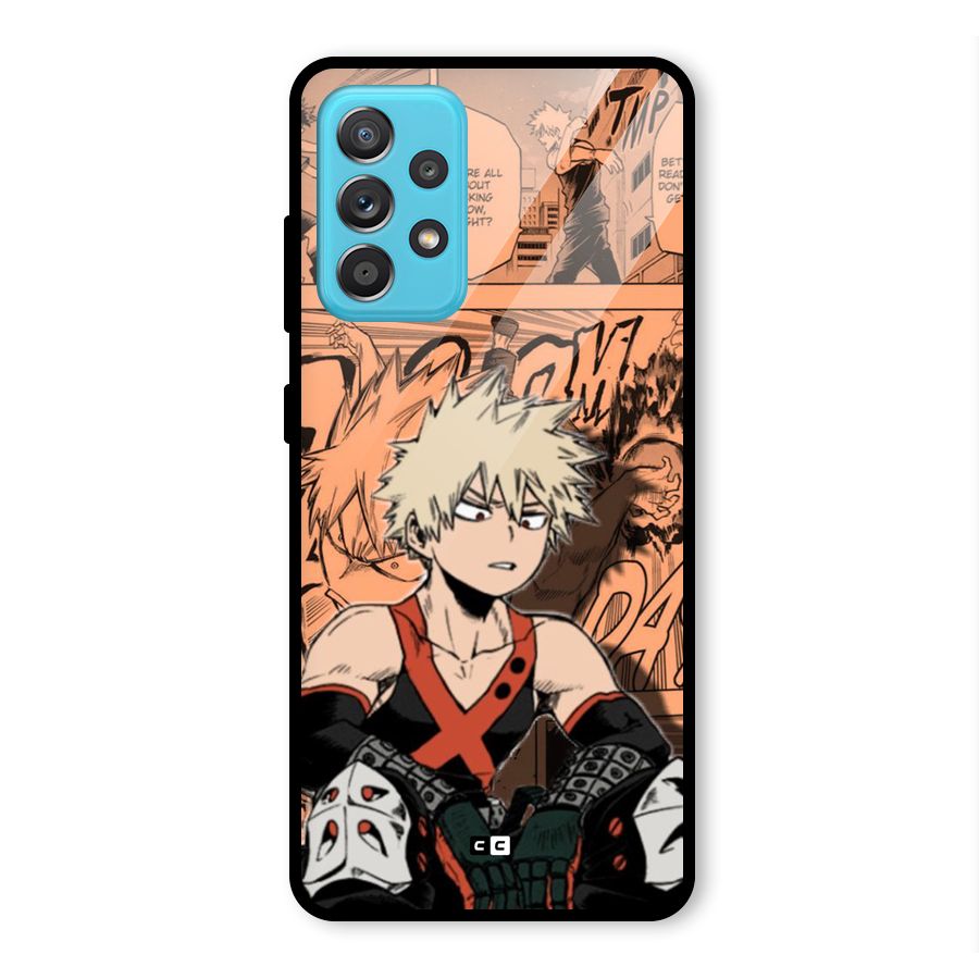 Bakugo Anime Manga Glass Back Case for Galaxy A52s 5G
