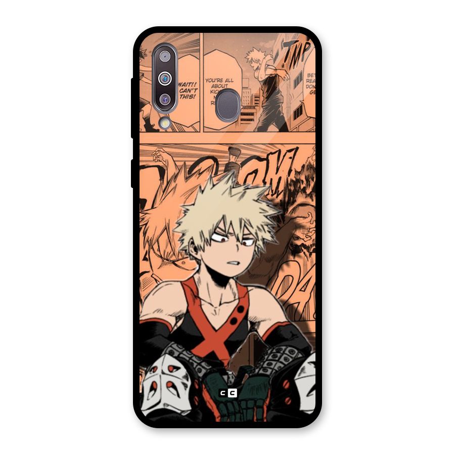Bakugo Anime Manga Glass Back Case for Galaxy M30
