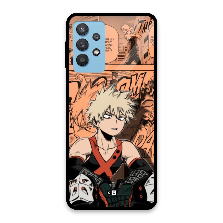 Bakugo Anime Manga Glass Back Case for Galaxy M32 5G