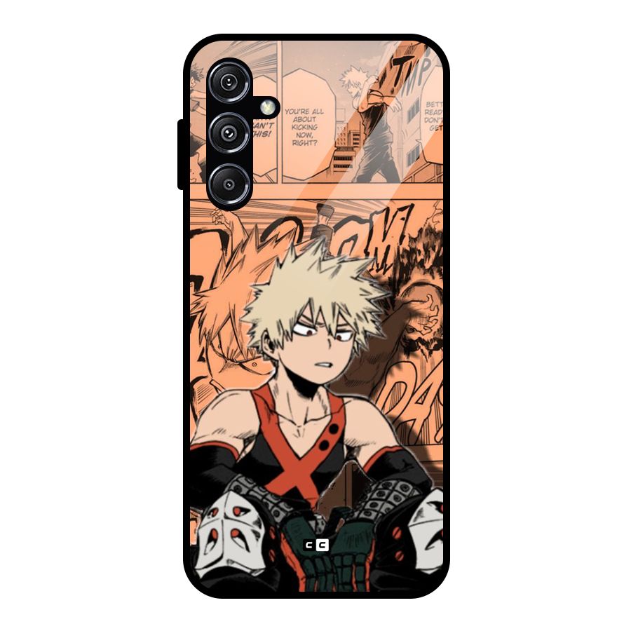 Bakugo Anime Manga Glass Back Case for Galaxy M34 5G