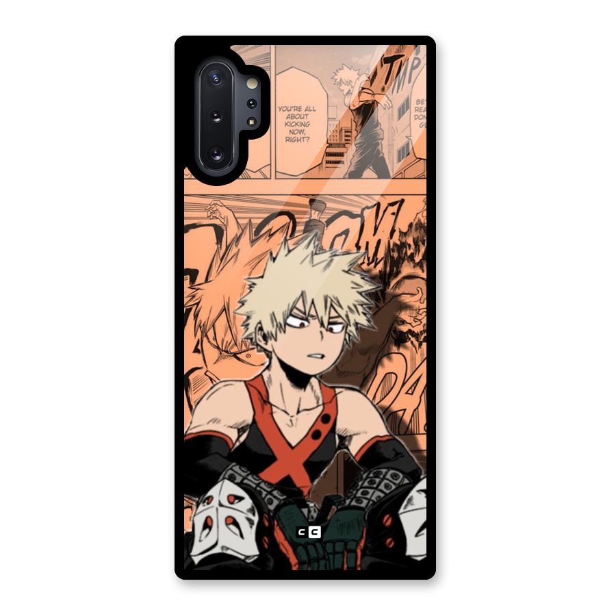 Bakugo Anime Manga Glass Back Case for Galaxy Note 10 Plus